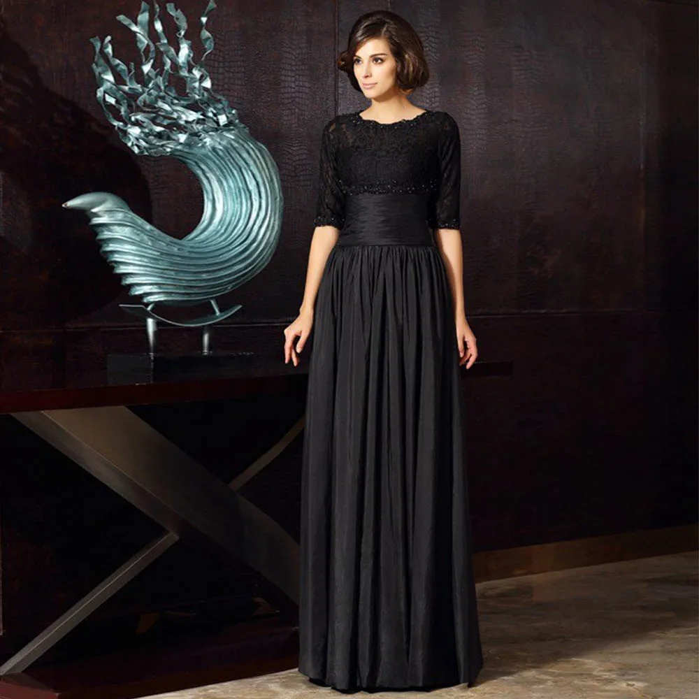 Elegant Mother of the Bride Dresses With Detachable Jacket Floor Length