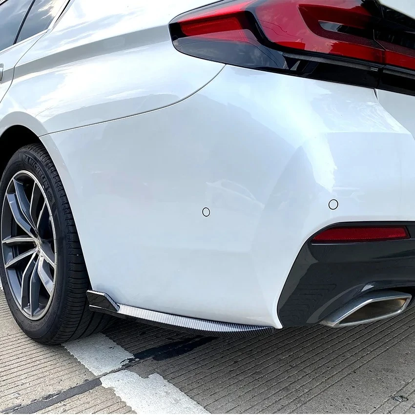 BMW 5 시리즈 G30 M-Tech 2017-2023용 리어 범퍼 코너 트림, 외부 스타일링 장식 자동차 액세서리 키트