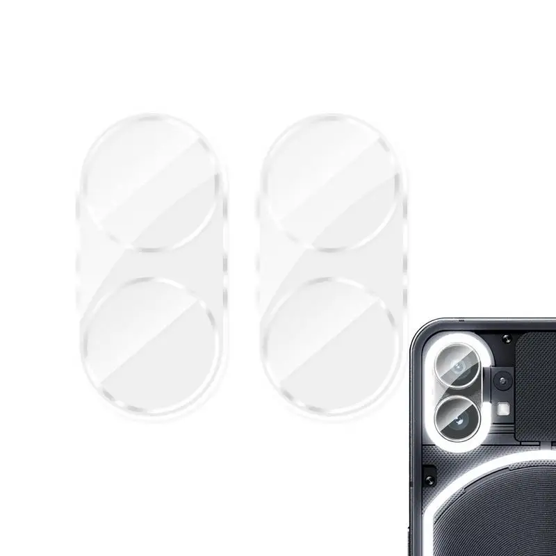 for Nothing Phone 2 Camera Lens Film, Lens Tempered Film, Tempered Glass Camera Lens Protector 3D Camera Tempered Glass Film