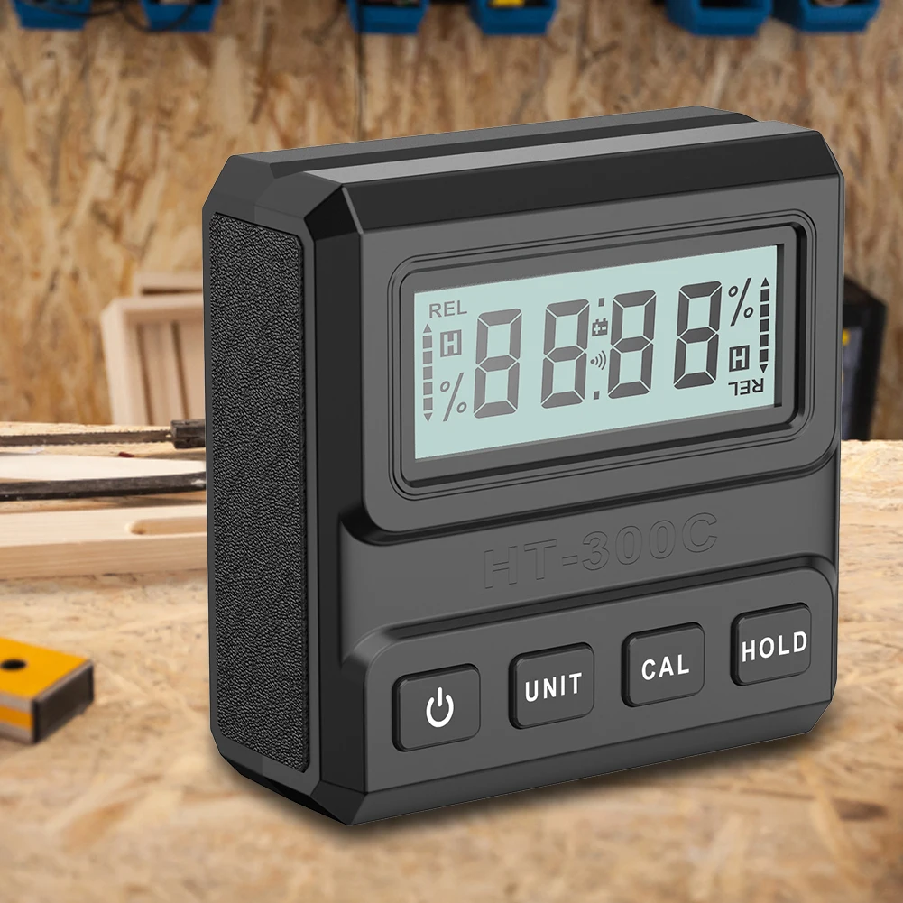 디지털 각도기 4*90 °   자석 베이스가 있는 각도 측정기 전자 경사계 각도 베벨 테스터