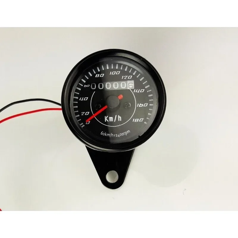 

Motorcycle Accessories Mini-Tachometer Speedometer Tachymètre Schwarz Black Ø60mm K1,4 Instrument Modification Parts