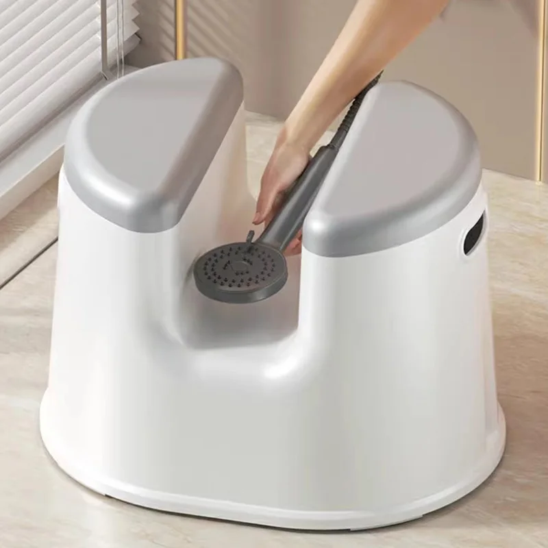Nordic Disabled Bathroom Chair Shower Minder Elderly Medical Stool Portable Small Space Saving Low Cabeceros Home Furniture