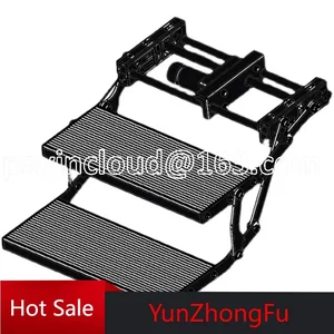 RV Manual Electric Integrated Step Modified Car Double Pedal Heavy Truck RV Multi-Stage Step Customized Size