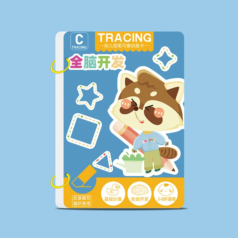 Toddler Pen Control Training Workbook Baby Magical Tracing Practice Copybook Reusable Writing Drawing Educational Picture Books