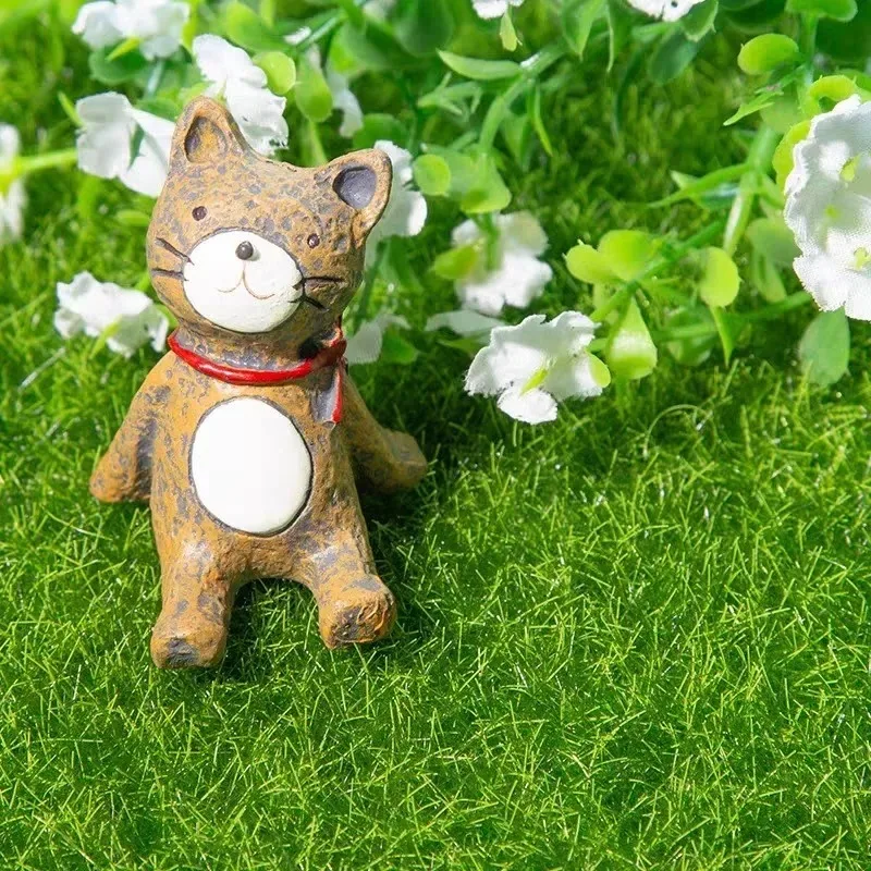 8 Quadrati Di Erba Artificiale - Muschio Verde 15x15 Cm, Per Decorazioni Giardino Fatato - Foto 4