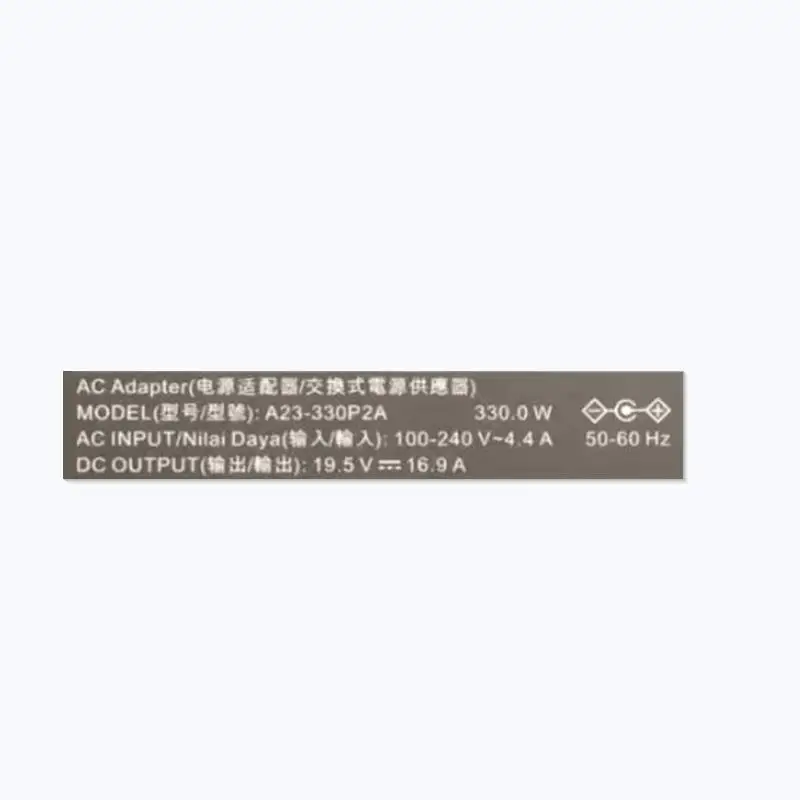 에이서 노트북 전원 공급 장치 충전기용 치코니 A23-330P2A 19.5V 16.9A 330.0W 5.5×1.7mm AC 어댑터