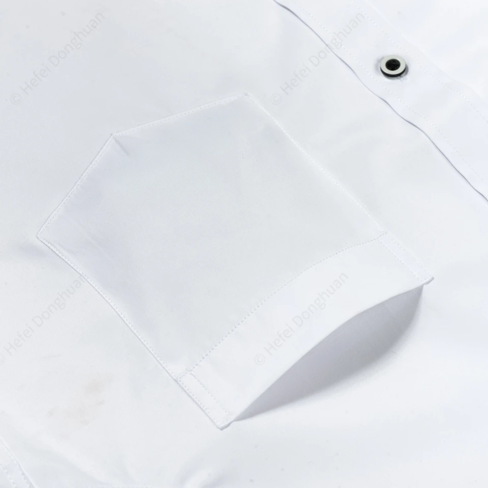Camicia Classica Per Ragazzo A Maniche Lunghe, 100% Cotone, Con Tasca, Colore Unito