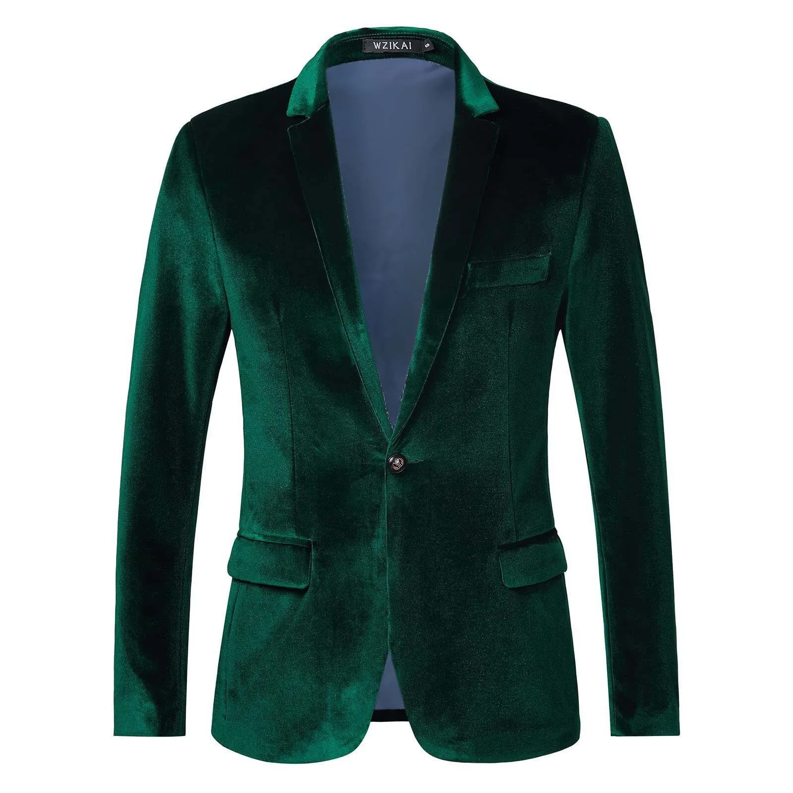 Autumn And Winter Men's Velvet Suit Casual Loose Fit Single Button Jacket Dress Suit Wedding Groom Business Blazer Male