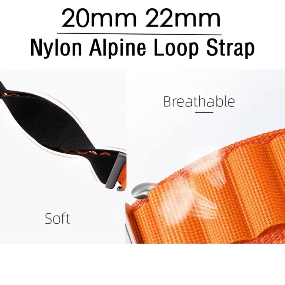 Alpine Loop Nylon Wristband - 20mm/22mm Strap