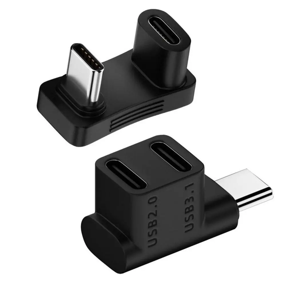 2 in 1 남성-여성 4K/60HZ 100W 고속 충전 타입-C 3.1 어댑터 (스팀덱용 USB C 컨버터)