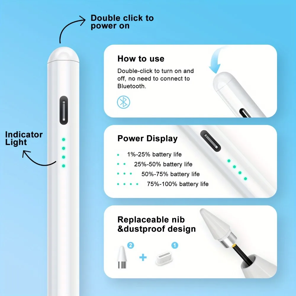 Universal Stylus Pen for Android Tablets - Ideal for Writing and Drawing