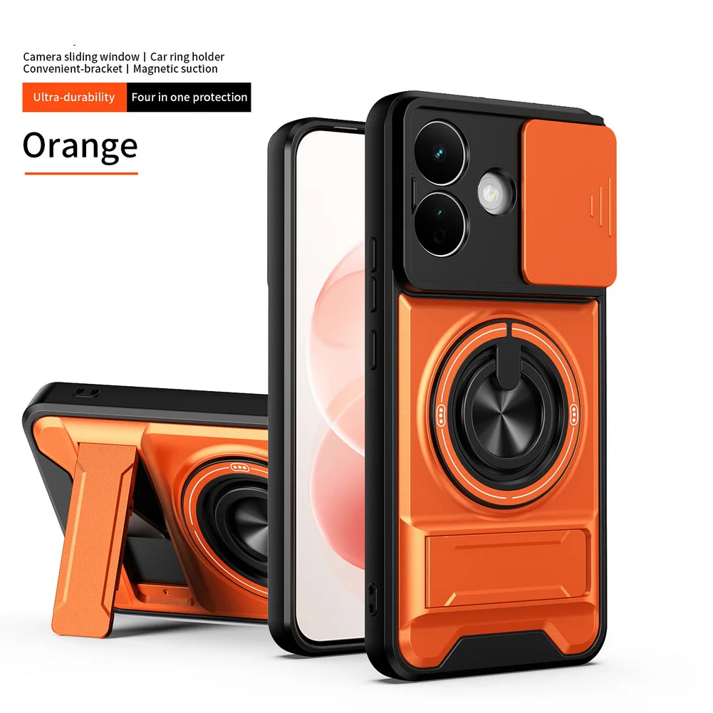Multifunctional Ring Grip Magnetic Car Holder Protective Case