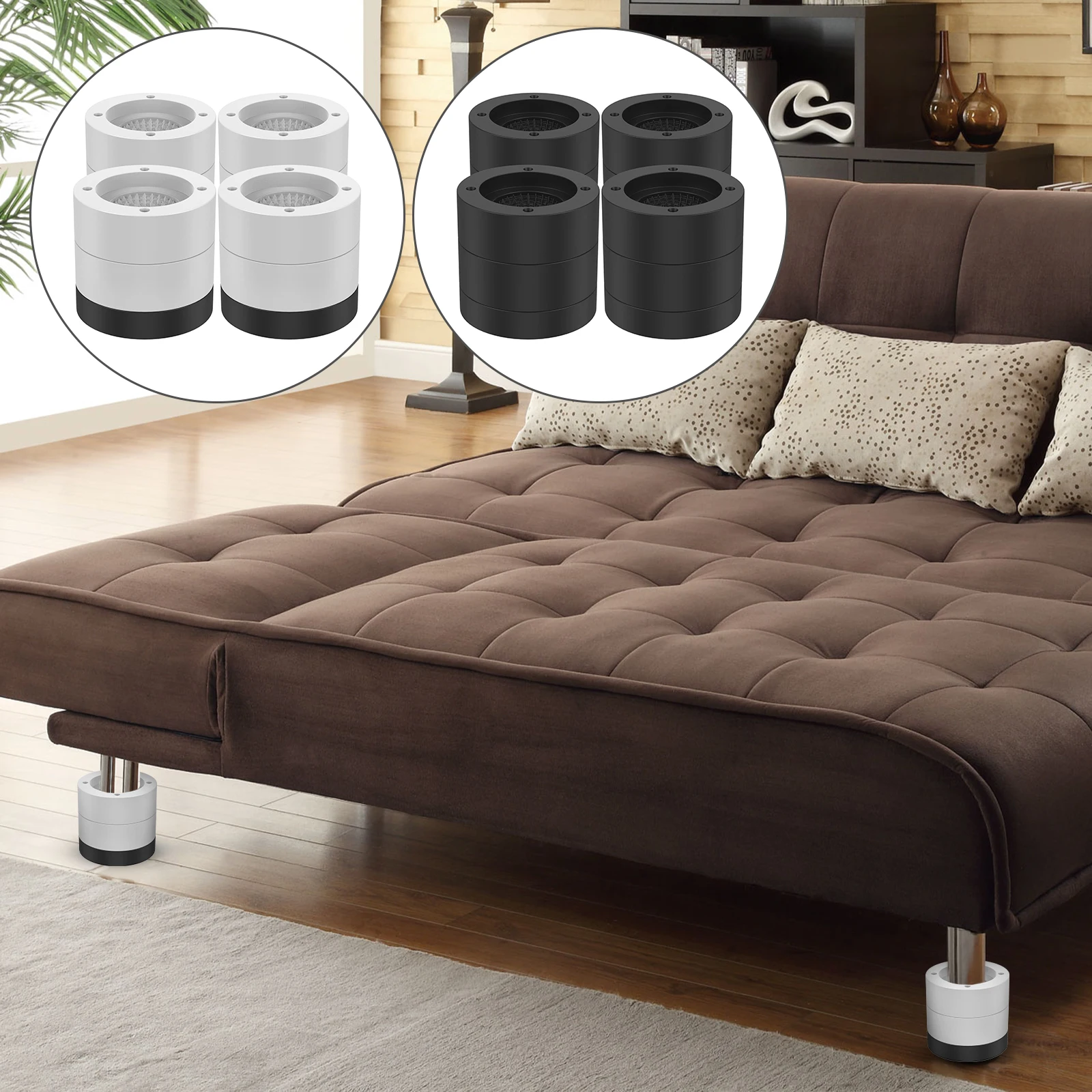 4pcs-round-furniture-riser-heavy-duty-bed-chair-riser-support-1300lb-anti-slip-washing-machine-desk-couch-bottom-elevator