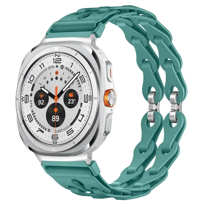 Silicone Chain Strap Replacement Wristband Bracelet