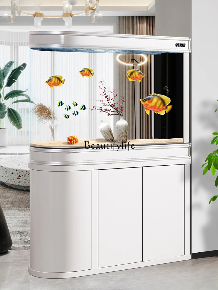 

Fish Tank Aquarium Floor Ecological Bottom Filter Change Water Screen Smart