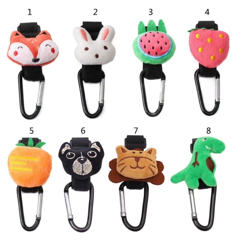 

Upgraded Stroller Hooks for Hanging Bags & Shopping Stroller Clip Universal Stroller Clip for Bags Easy Installation