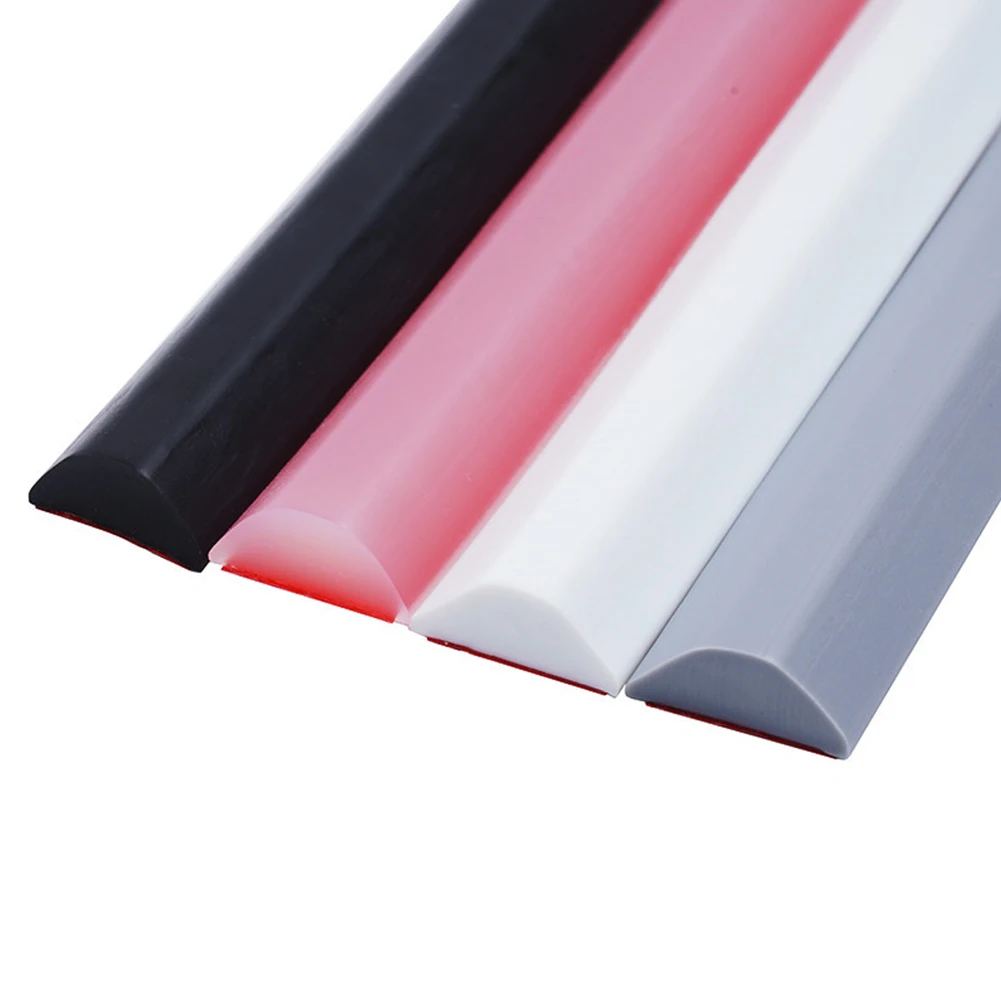 Bathroom Retention Water Barrier Strip Silicone Shower Barrier Water Stopper Dry/Wet Separation Silicone Seal Strip shower water stopper shower water barrier water barrier strip