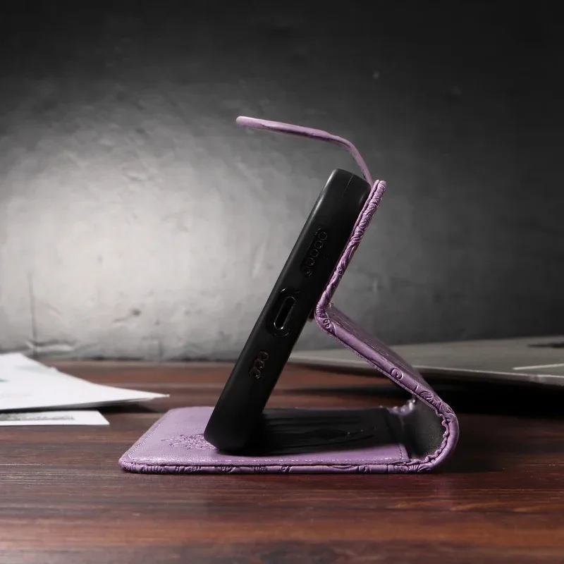 Magnetic Leather Wallet Flip Phone Case Cover