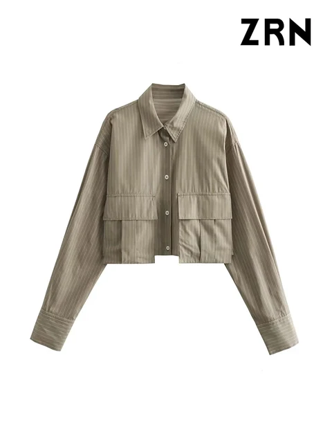 Blusas Cropped de Manga Longa ZRN: Elegância e Versatilidade para o Guarda-roupa Feminino