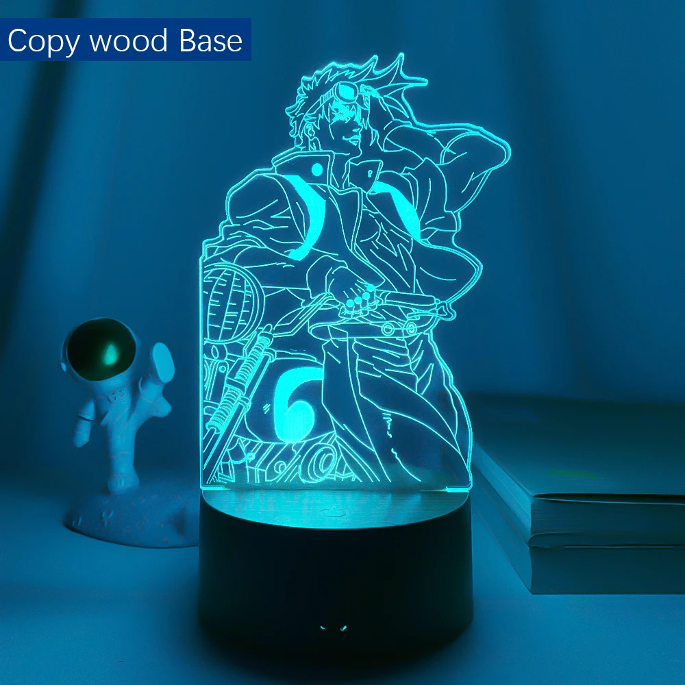 Anime 3d Lamp JoJo Bizarre Adventure figure for Bedroom Decor Light Birthday Gift Manga Jojo Led Night Light Joseph Joestar nursery night light