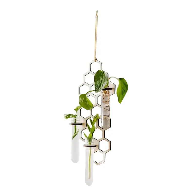 

Wall Hangings Planter Terrarium Hydroponic Plants Glass Mini Test Tube Flower Pots For Home Garden Balcony Decoration Tools