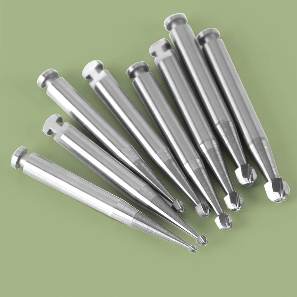 デンツプライ社。タービン用ラウンドバー 低速ハンドピース、デンタルカーバイドバー用のタングステンスチールラ