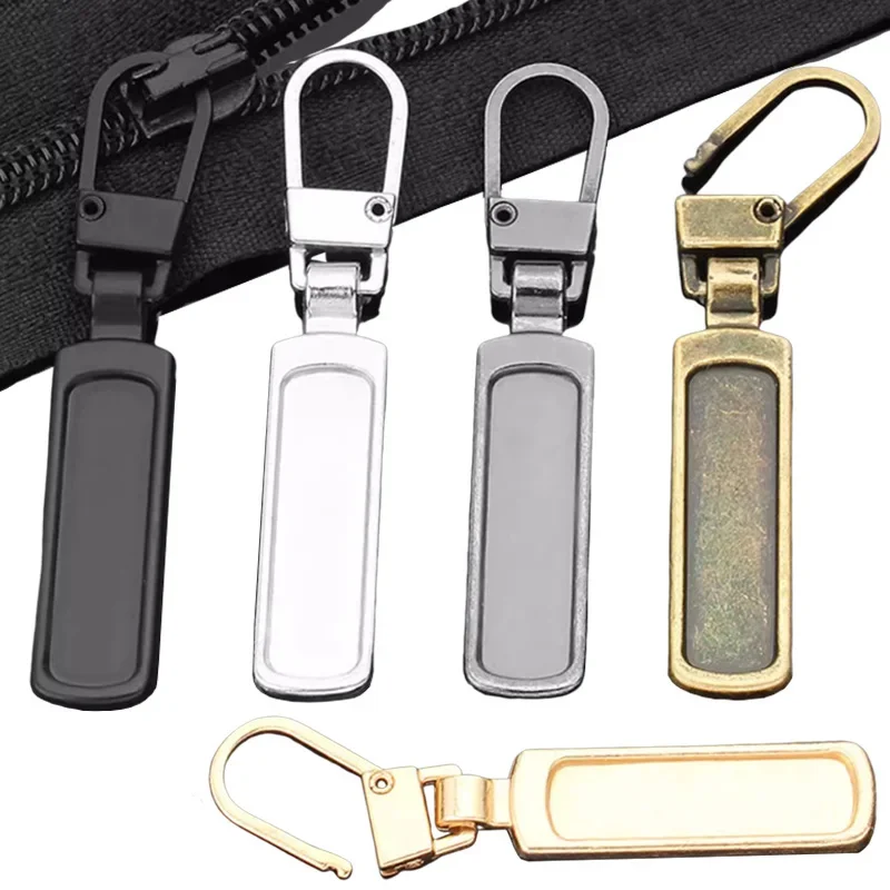 Suitcase Zippers Puller Removable Luggage Bag Coat Clothes Metal