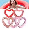 Swimming Ring Heart Swimming Pool Foats Water Tube  Tube Water Play Adult Children Beach Inflatable Floating Ring Toys Swim Ring 3