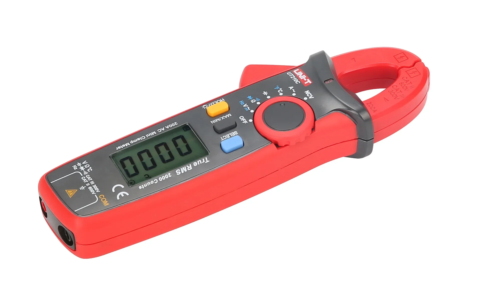 

UNI-T UT210C Digital Clamp Meters True RMS Mini AC/DC Current Voltage Auto Range VFC Capacitance Non Contact Multimeter Tester