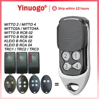 For MITTO 2 4 MITTO2A MITTO4A MITTO B RCB / KLEIO B RCA 02 04 TRC1 TRC2 TRC3 Garage Door Remote Control 433.92MHz Rolling Code 1