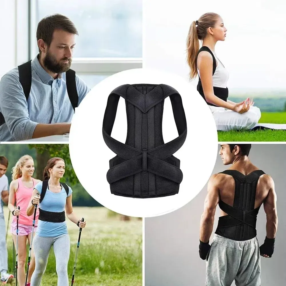 Male Female Adjustable Posture Corrector Corset Back Brace Belt Lumbar Support Straight Corrector Breathable Back Support S-XXXL posture corrector