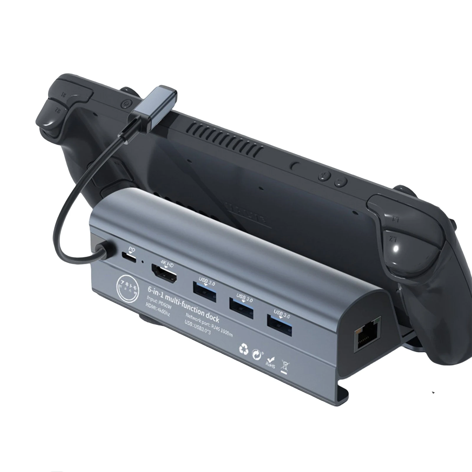 

Док-станция для пар, совместимая с HDMI, разрешение 4K, 60 Гц