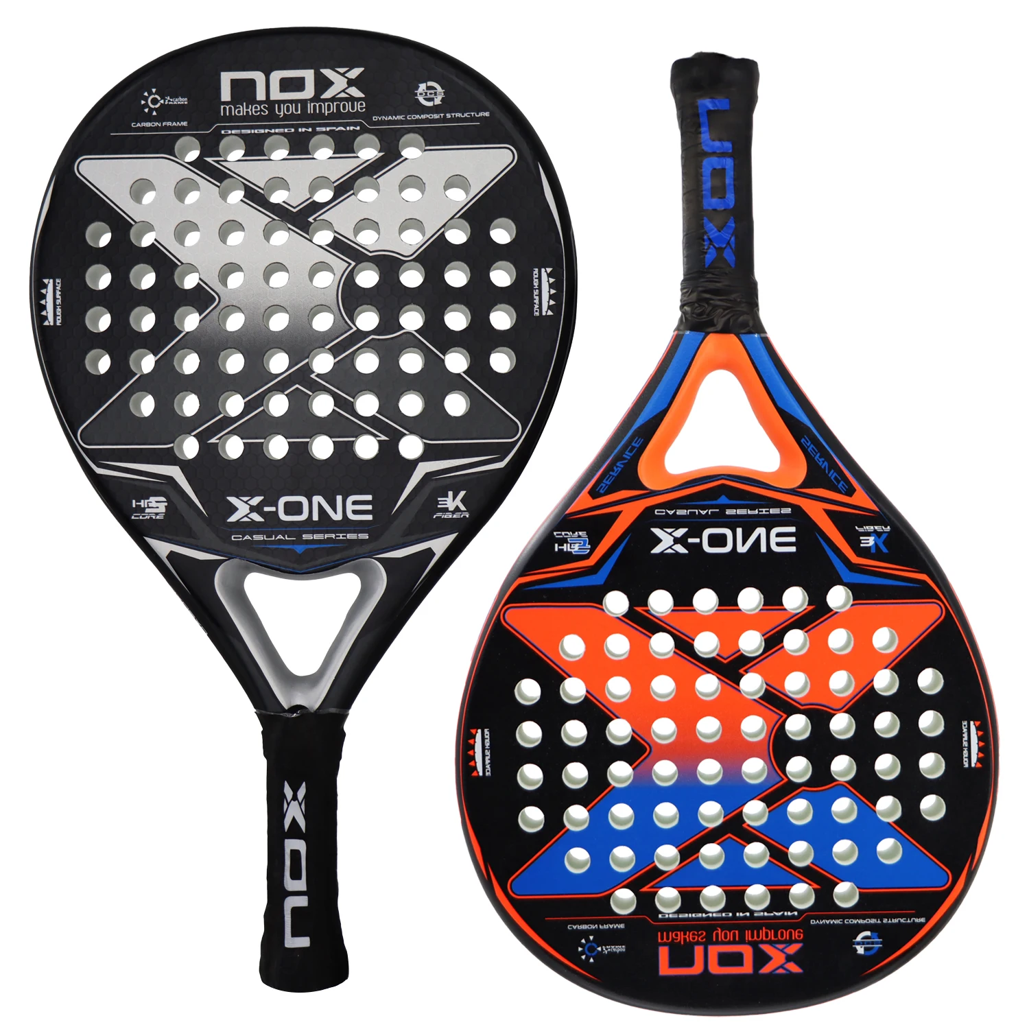 New Hot Padel Tennis Racket 3K Carbon Fiber with Soft EVA Face Tennis