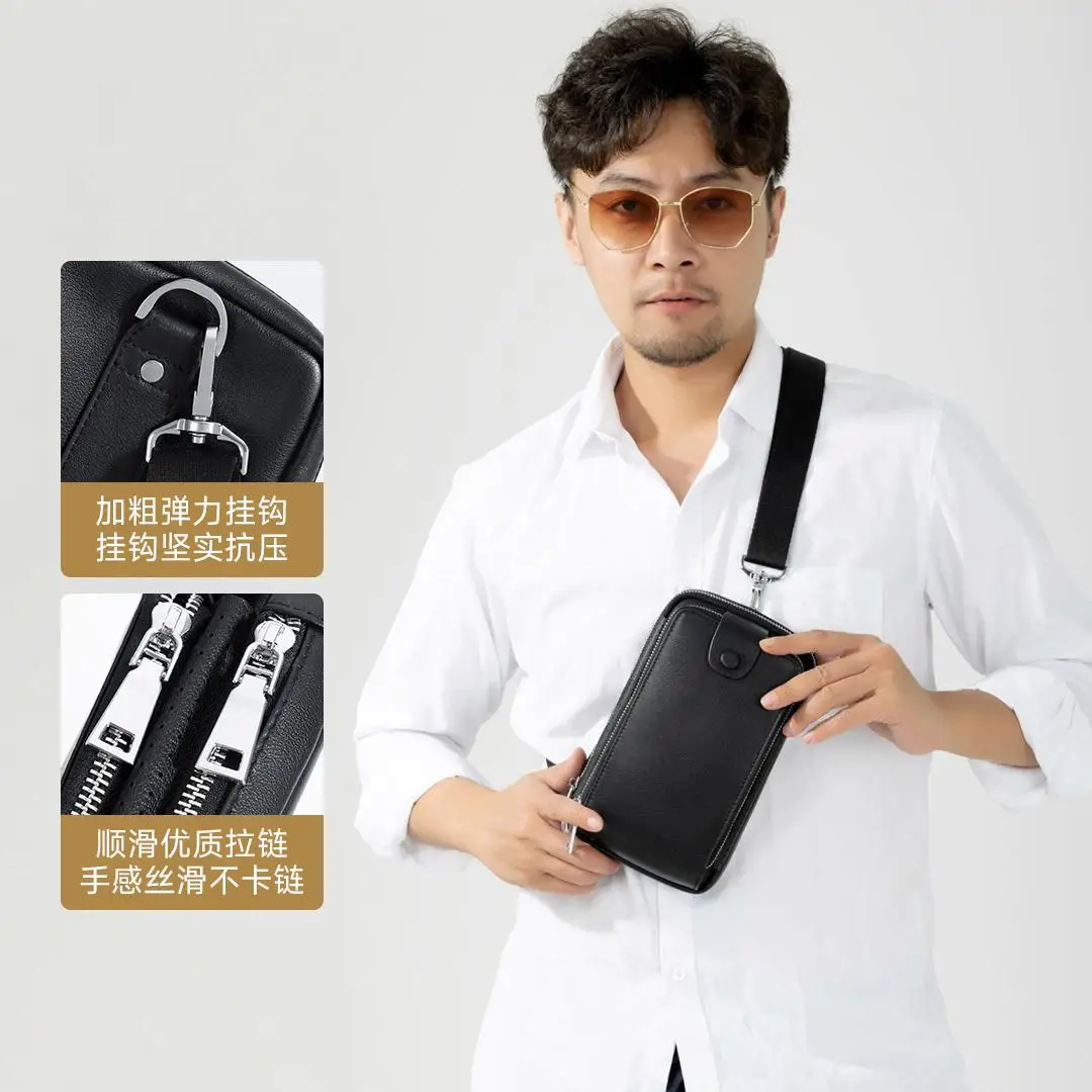 Xiaomi TANJIEZHE Chest Bag Multifunction Crossbody Shoulder Messenger Bags Lightweight  Waterproof ID Credit Bank Card Holder 3