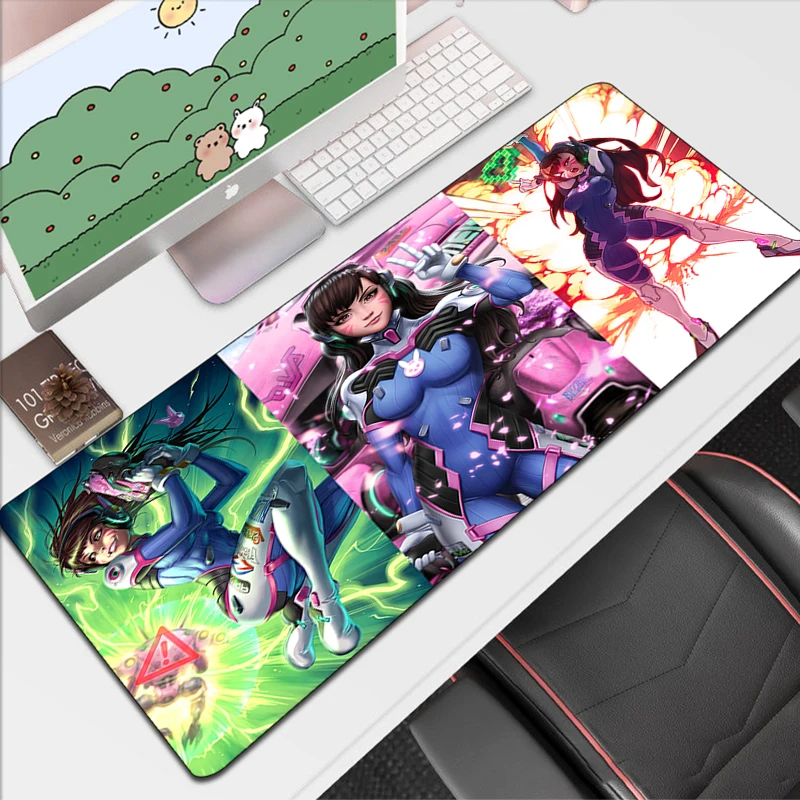 Overwatch D.va Large Kawaii Mouse Pad Gamer Gaming Mousepad Pc