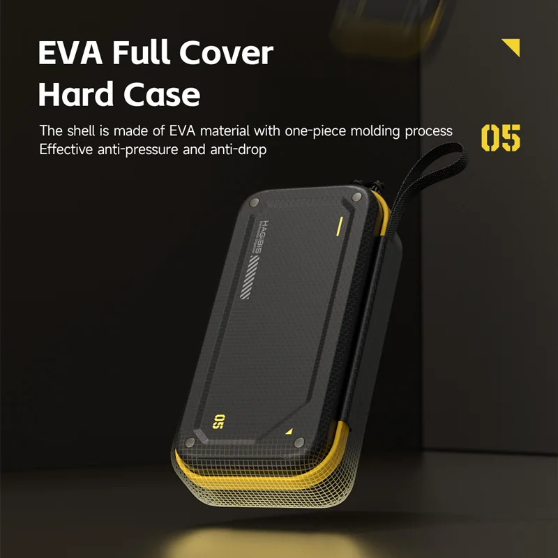 Hagibis Electronic Organizer Traveling Case Bag EVA Hardshell PU Portable Carrying Pouch for Mouse Charger Cables Accessories