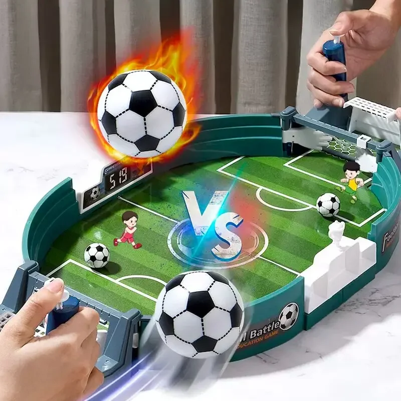 Football Table Game Soccer Table Football Board Game for Family Party Tabletop Play Ball Soccer Toys for Kids