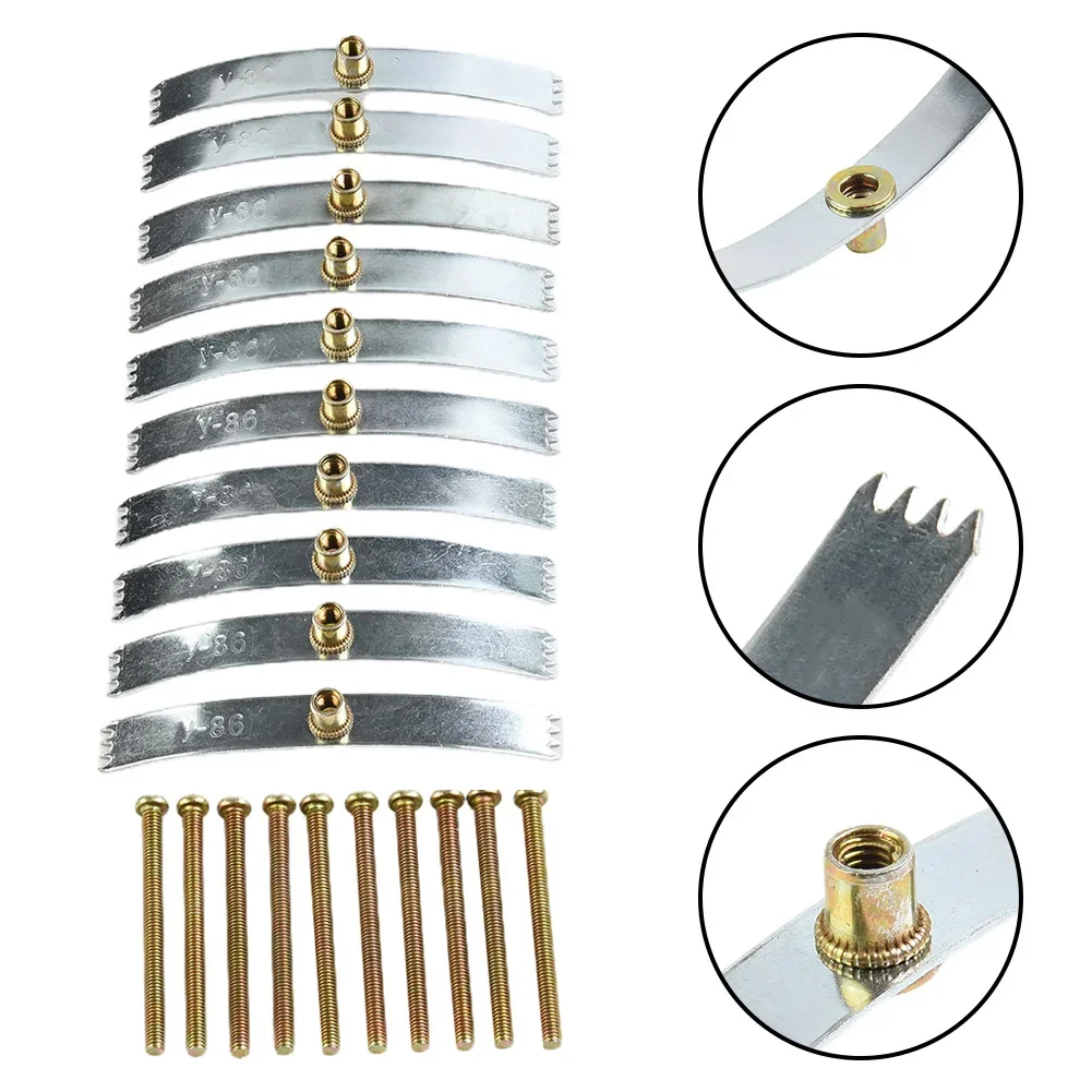 Electrical Box 10pcs Repairer Switch Fixer Parts Repair Replacement Screw Set switch socket fixer Wall Box Accessories Box Mount