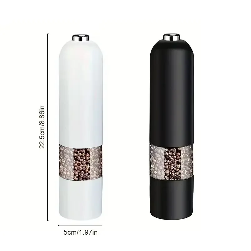 Automatic Electric Pepper Grinder Salt Mill Adjustable Spice Crusher Kitchen Gadgets Supplies Reusable