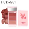 3 in 1 Waterproof Eyeshadow Highlight Bronzer Cheek Blush Palette 2