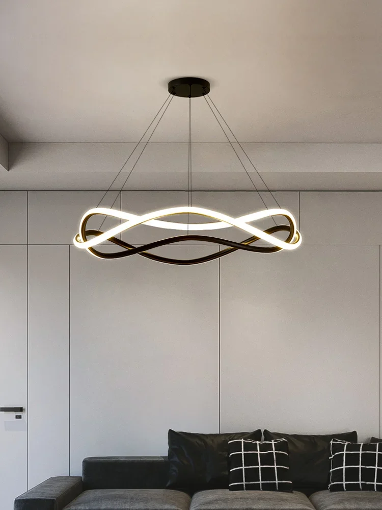 

Living Room Chandelier Nordic Lamp Simple Modern Circular Dining Room Personalized Pendant Lamp Lighting Kitchen Accessories