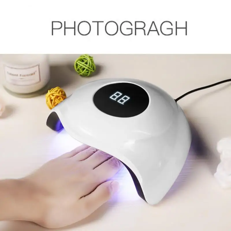 45W UV 네일 건조기 램프 (자동 센서 포함) 15 UV LED 라이트 모든 젤 60s 120s 전문 매니큐어 페디큐어 네일 장비, 전문 매니큐어 페디큐어 네일 장비