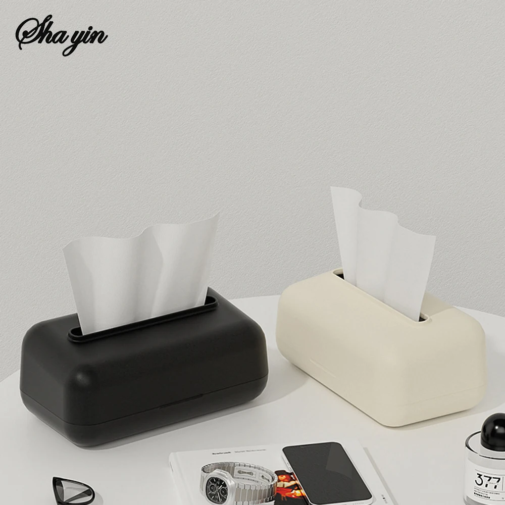 Light Luxury Tissue Box Soft Waterproof Tissue Box Cover Silicone Reusable Wet Wipe Holder Bathroom Kitchen Paper Holder