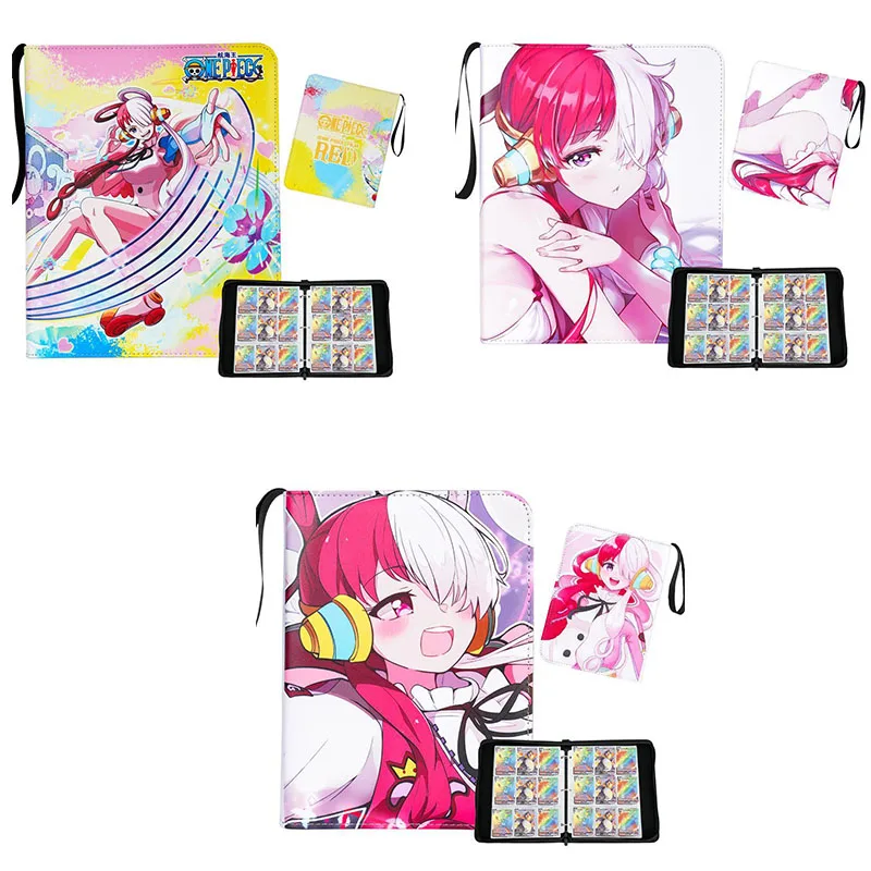 

Anime One Piece Uta Card Collection Book Clear Nine-Panel Storage Book for Boys Children's Toys Surprise Christmas Birthday Gift