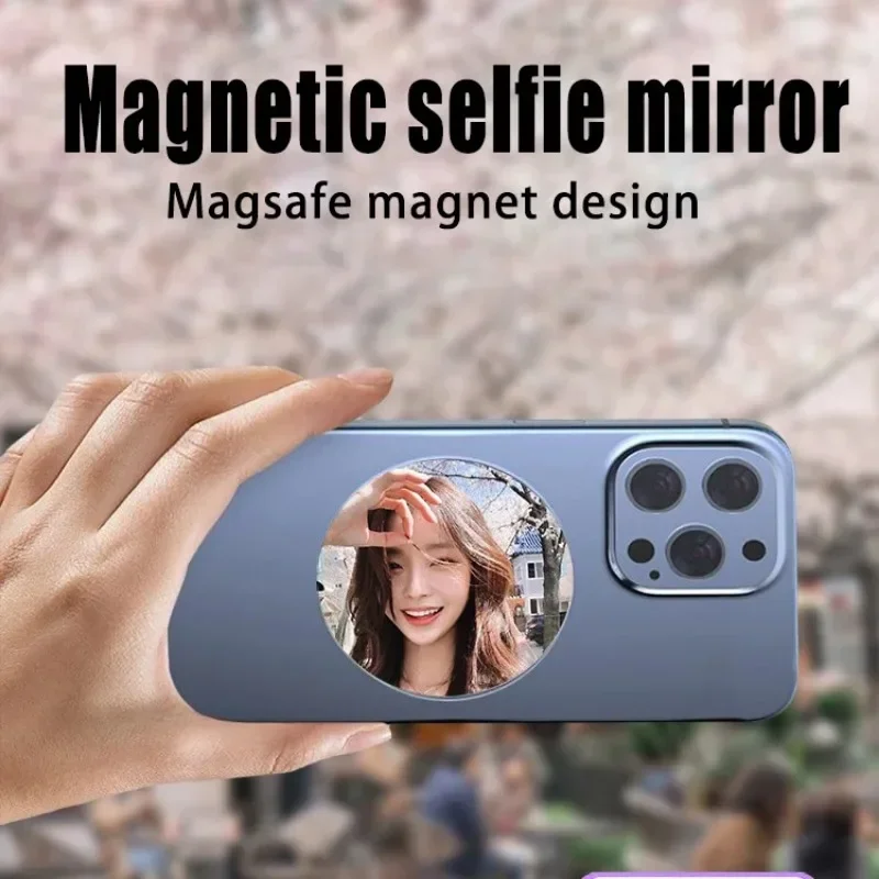 Camera Accessory MagSafe Magnetic Phone Rear Mirror for IPhone Samsung