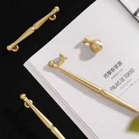 ใหม่หรูหราฝรั่งเศสตู้มือจับประตู,Gold High-End เฟอร์นิเจอร์ลิ้นชัก,สังกะสีอัลลอยด์ตู้ครัวเดี่ยวดึงขนาดเล็ก 1