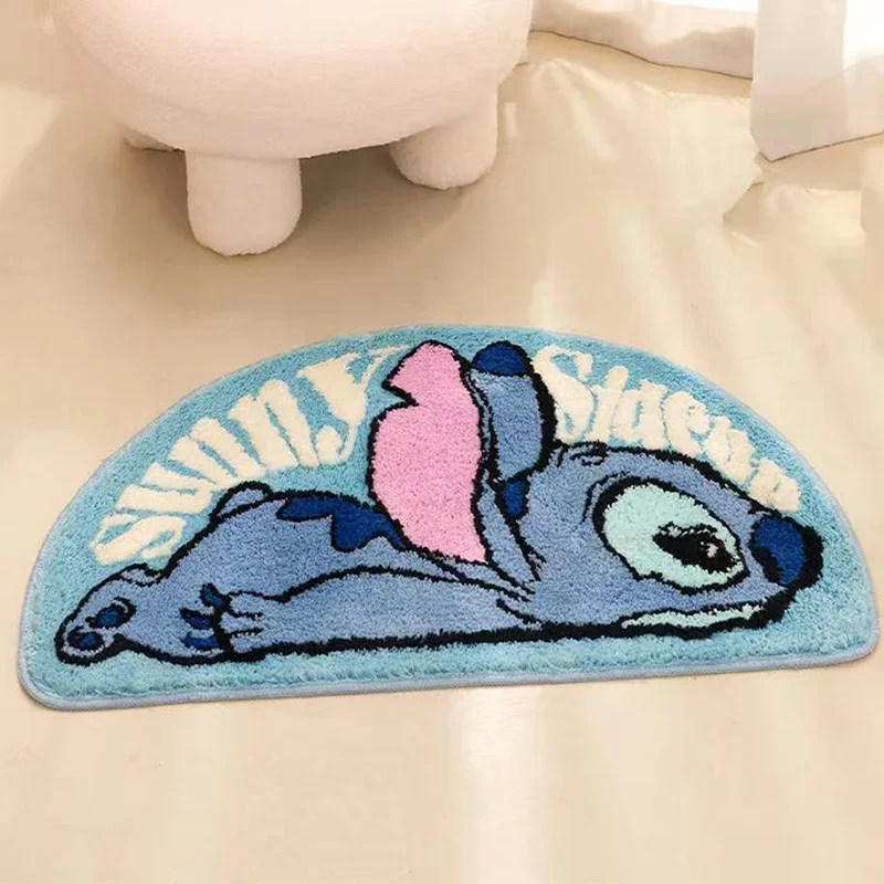 Disney Lilo and Stitch Winnie The Pooh Cushion Anime Non-slip Mat Kawaii Buzz Lightyear Absorbent Carpets Living Room Bathroom 2