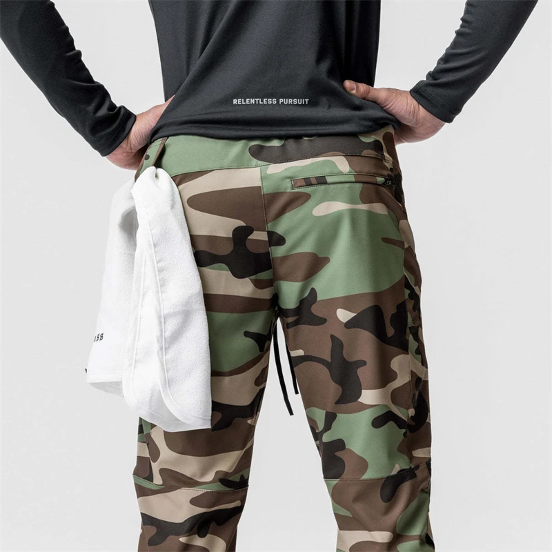 New sports design multi-functional thin quick-drying exercise fitness pants fashion casual men's pants