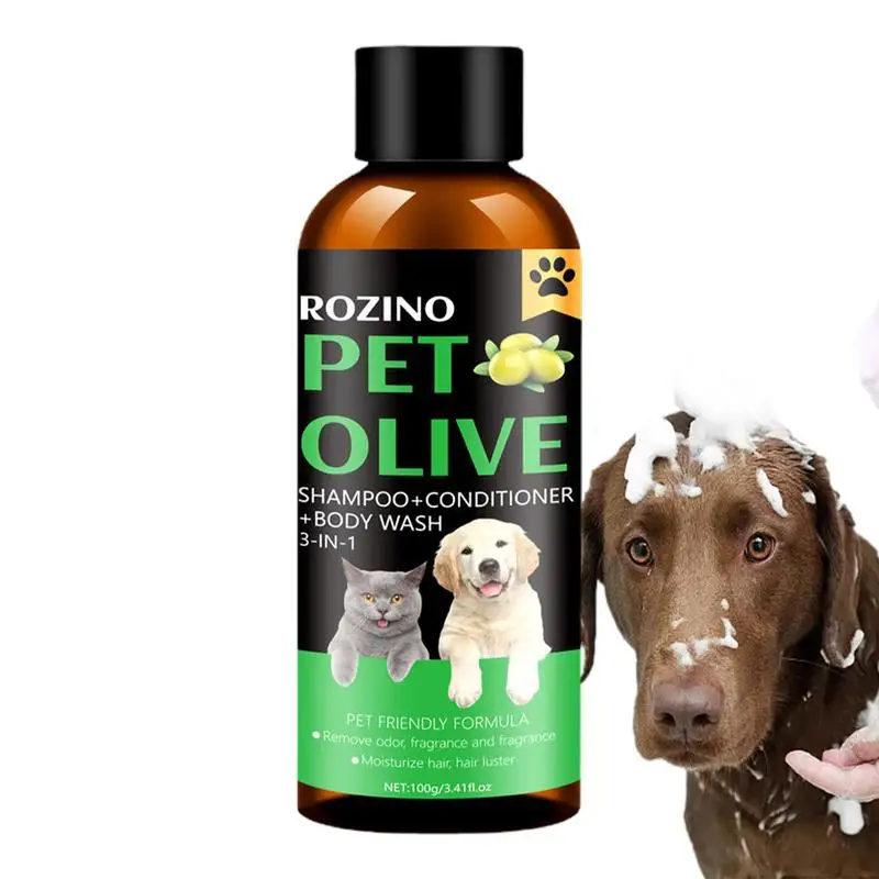 

3 In 1 Dog Shampoo Nourishing And Moisturizing Dog Shampoo Grooming Supplies With Odor Remove And Dog Spray Deodorizer
