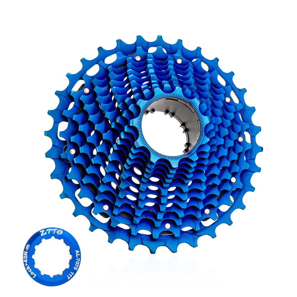 ZTTO ULT 11/12速ロードバイクカセット 超軽量 12s 32T ブルー